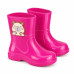 Galocha Infantil Feminina Menina Rosa Pink Impermeável Chuva Antiderrapante