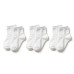 Kit 3 Pares Meia Infantil Branca Escolar Algodão Cano Curto Soquete 0 a 12 Anos Kit 3 Pares Meia Infantil Branca Escolar Algodão Cano Curto Soquete 0 a 12 Anos