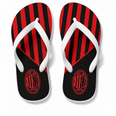 Chinelo Masculino AC Milan Red & Black Block Chinelo Masculino AC Milan Red & Black Block