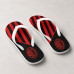 Chinelo Masculino AC Milan Red & Black Block