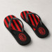 Chinelo Masculino AC Milan Red & Black Block