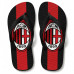 Chinelo Masculino AC Milan Faixa Vermelha