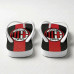 Chinelo Masculino AC Milan Faixa Vermelha