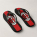 Chinelo Masculino AC Milan Faixa Vermelha
