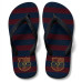 Chinelo Masculino Barcelona Retrô Azul Marinho e Vinho