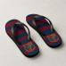 Chinelo Masculino Barcelona Retrô Azul Marinho e Vinho