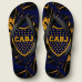 Chinelo Masculino Boca Juniors Abstrato Azul e Amarelo