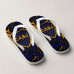 Chinelo Masculino Boca Juniors Abstrato Azul e Amarelo