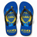 Chinelo Masculino Boca Juniors Escudo Central Azul e Amarelo