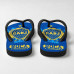 Chinelo Masculino Boca Juniors Escudo Central Azul e Amarelo