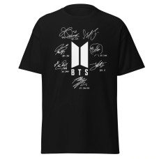 Camiseta BTS Assinaturas