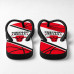 Chinelo Masculino Chicago Bulls Court Branco, Vermelho e Preto Chinelo Masculino Chicago Bulls Court Branco, Vermelho e Preto