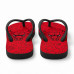 Chinelo Masculino Chicago Bulls Doodle Vermelho e Preto