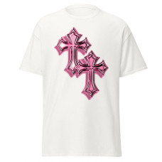 Camiseta Masculina Pink Cross