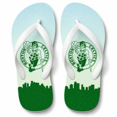 Chinelo Masculino Boston Celtics Skyline Verde e Azul Claro