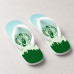 Chinelo Masculino Boston Celtics Skyline Verde e Azul Claro