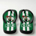Chinelo Masculino Boston Celtics Stripes Verde e Branco