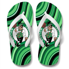 Chinelo Masculino Boston Celtics Swirl Verde e Preto