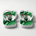 Chinelo Masculino Boston Celtics Swirl Verde e Preto