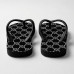 Chinelo Feminino Gucci Black White