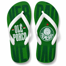 Chinelo Masculino Palmeiras Olê Porco Alviverde Chinelo Masculino Palmeiras Olê Porco Alviverde