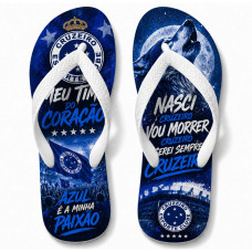 Chinelo Masculino Sempre Serei Cruzeiro