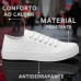 Tênis casual Feminino Coração Leve e Confortável Promoção