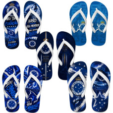 Chinelo Masculino Cruzeiro Varias Estampas