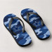 Chinelo Masculino Dallas Cowboys Camuflado Azul
