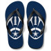 Chinelo Masculino Dallas Cowboys Football Marinho e Branco