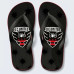 Chinelo Masculino D.C. United Star Preto e Vermelho