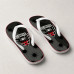 Chinelo Masculino D.C. United Star Preto e Vermelho