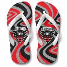 Chinelo Masculino D.C. United Swirl Vermelho, Preto e Cinza
