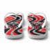 Chinelo Masculino D.C. United Swirl Vermelho, Preto e Cinza
