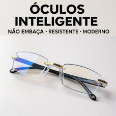 Óculos Inteligente com Ajuste de Grau Automático - Para Perto e Longe - Anti Luz Azul