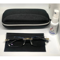 Kit Óculos Inteligentes para Perto e Longe com Ajuste Automático de Grau + Estojo e Limpa-Lentes