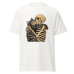 Camiseta Masculina Esqueleto Abraçando Gato – Estilo Dark Art Vintage Camiseta Masculina Esqueleto Abraçando Gato – Estilo Dark Art Vintage