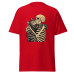 Camiseta Masculina Esqueleto Abraçando Gato – Estilo Dark Art Vintage Camiseta Masculina Esqueleto Abraçando Gato – Estilo Dark Art Vintage
