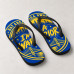 Chinelo Masculino Golden State Warriors Bay Area Swag Azul e Amarelo Chinelo Masculino Golden State Warriors Bay Area Swag Azul e Amarelo