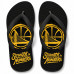 Chinelo Masculino Golden State Warriors Brush Strength In Numbers Preto e Amarelo