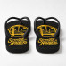 Chinelo Masculino Golden State Warriors Brush Strength In Numbers Preto e Amarelo