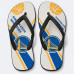 Chinelo Masculino Golden State Warriors Diagonal Branco, Azul e Amarelo