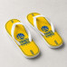 Chinelo Masculino Golden State Warriors Strength In Numbers Amarelo e Azul