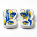 Chinelo Masculino Golden State Warriors Stripes Branco, Azul e Amarelo
