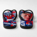 Chinelo Masculino Erling Haaland Noruega Art Azul e Vermelho Chinelo Masculino Erling Haaland Noruega Art Azul e Vermelho