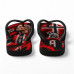 Chinelo Masculino Erling Haaland Noruega Viking Vermelho e Preto