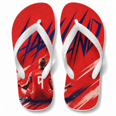 Chinelo Masculino Erling Haaland Zen Vermelho e Azul