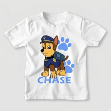 Camiseta Infantil Menino Patrulha Canina Chase