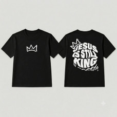 Camiseta Infantil Menino Jesus Is Still King