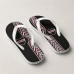 Chinelo Masculino Inter Miami Geo Chevron Preto e Rosa